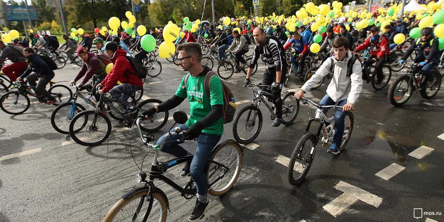 17 сентября в Москве пройдет осенний велопарад