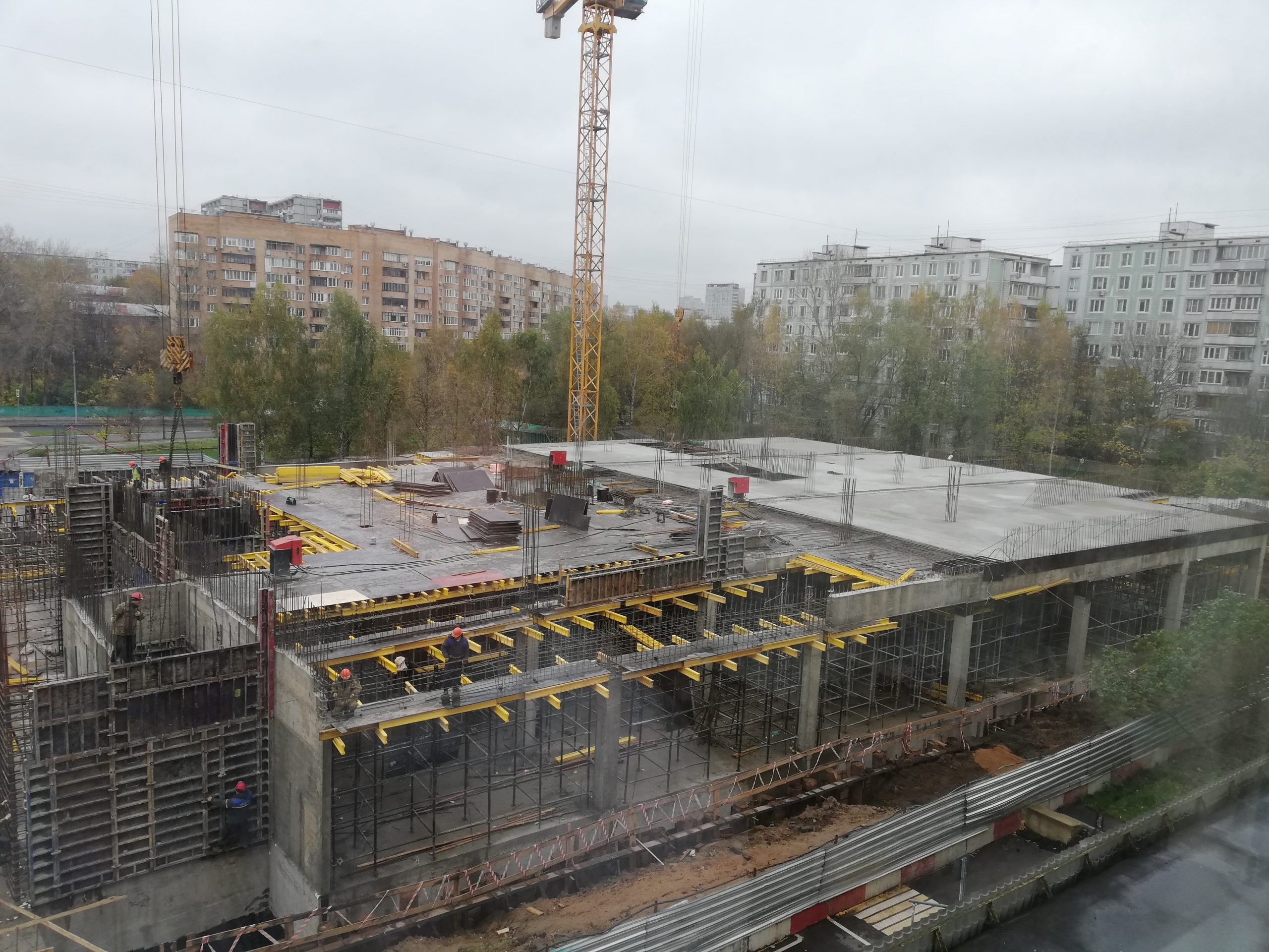 Строительство нового корпуса больницы Вересаева идет полным ходом