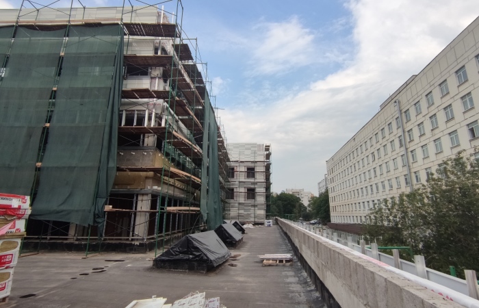 Строительство скоропомощного корпуса больницы Вересаева выполнено более чем наполовину