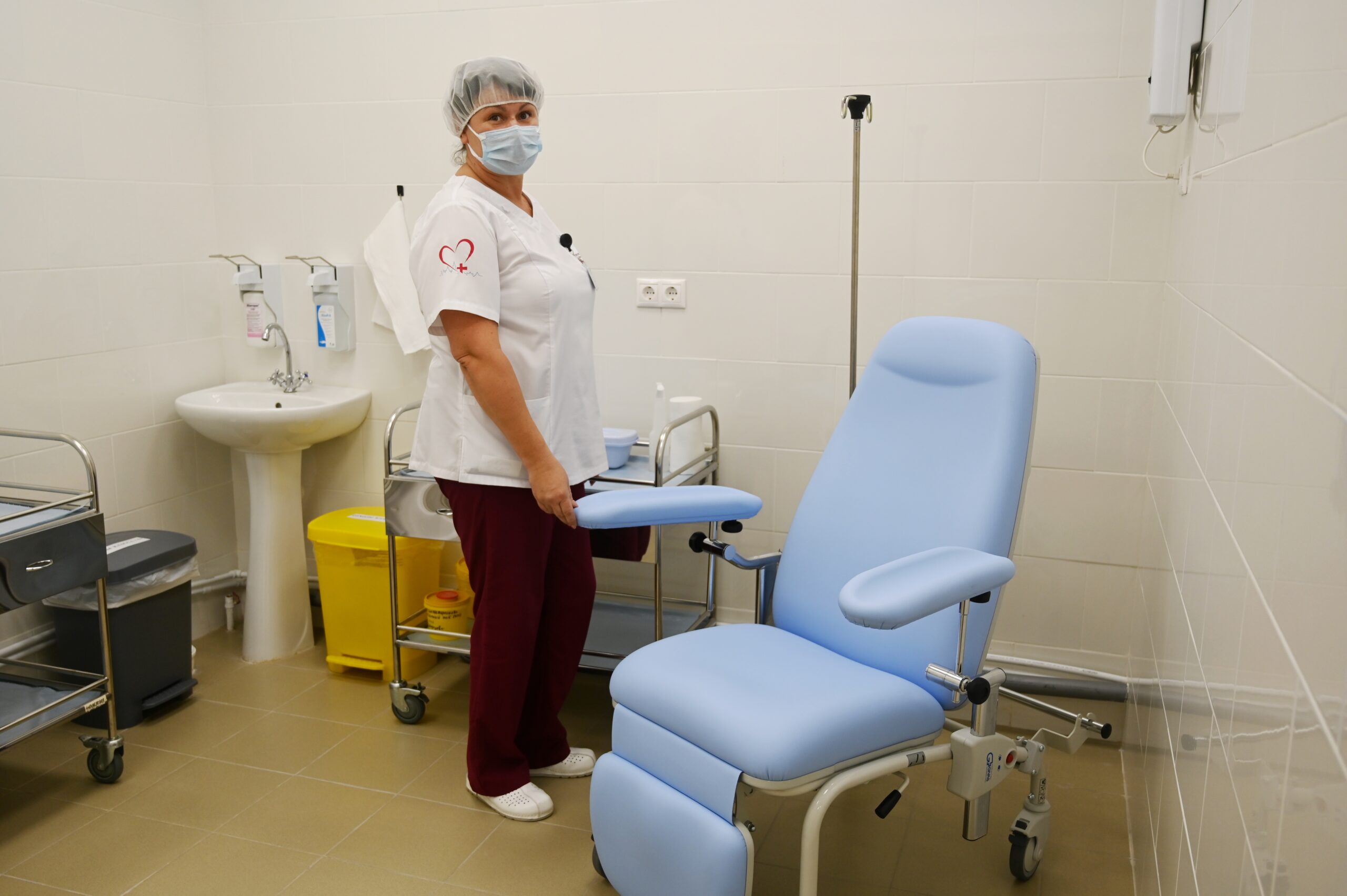 Выделенный кабинет забора крови появился на базе отдела платных услуг больницы Вересаева