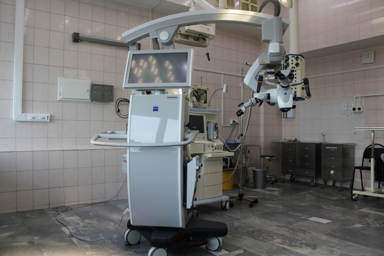 Новое оборудование получили нейрохирурги больницы Вересаева