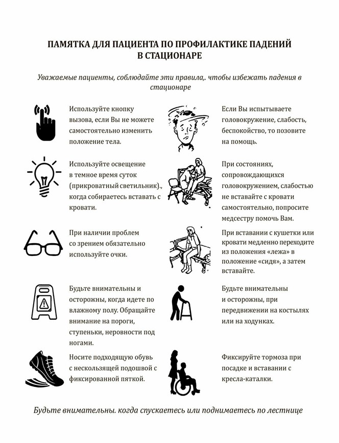 Профилактика падений