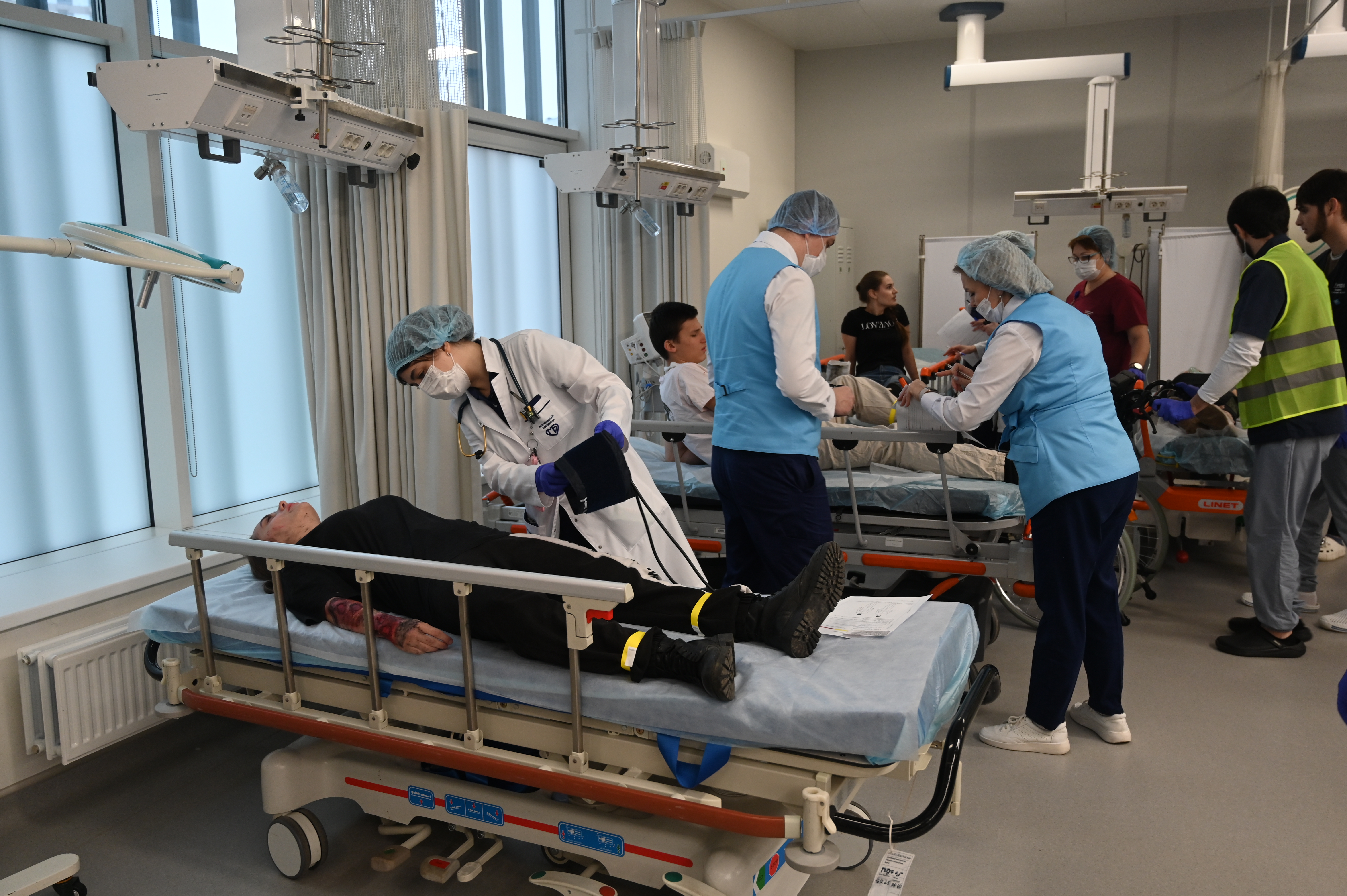 Учения по массовому поступлению пострадавших: как это было