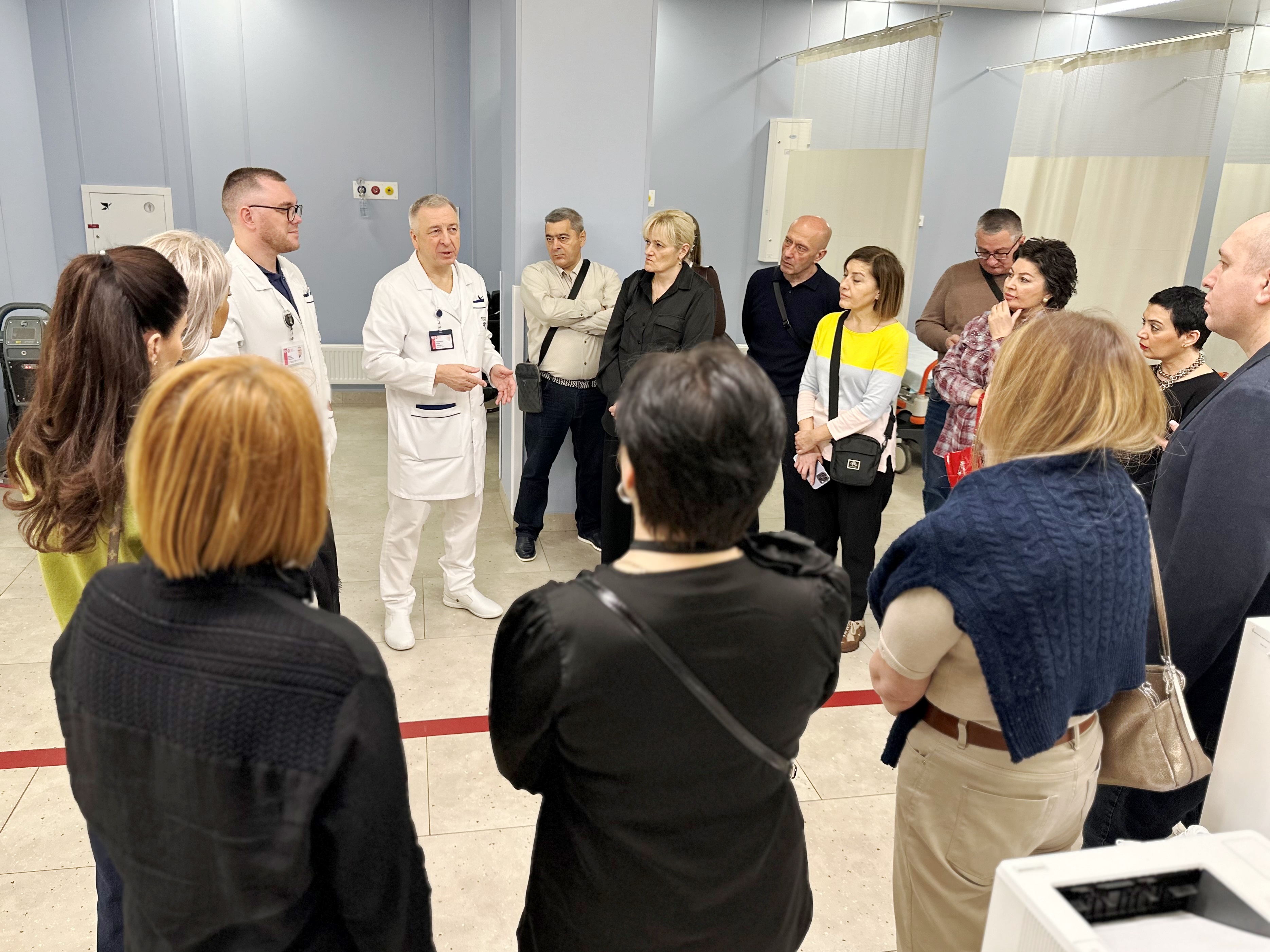 Больницу Вересаева посетили главные врачи медицинских учреждений Республики Северная Осетия-Алания